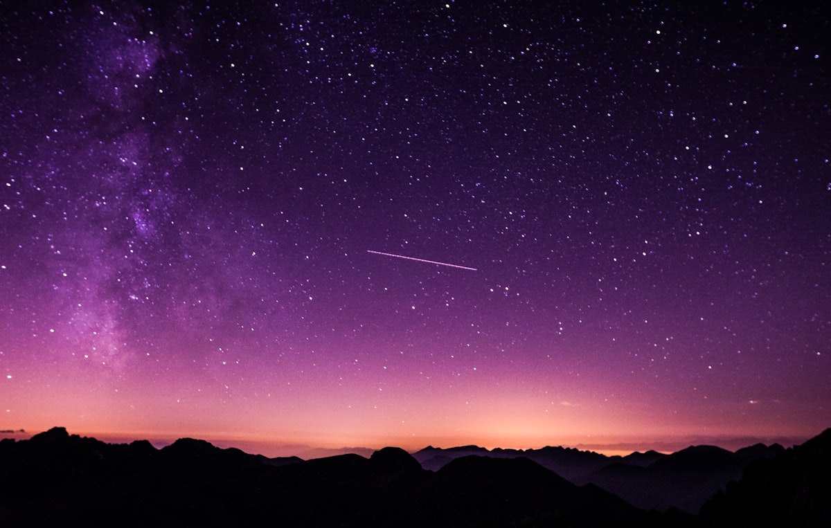 Deep space nebula and stars