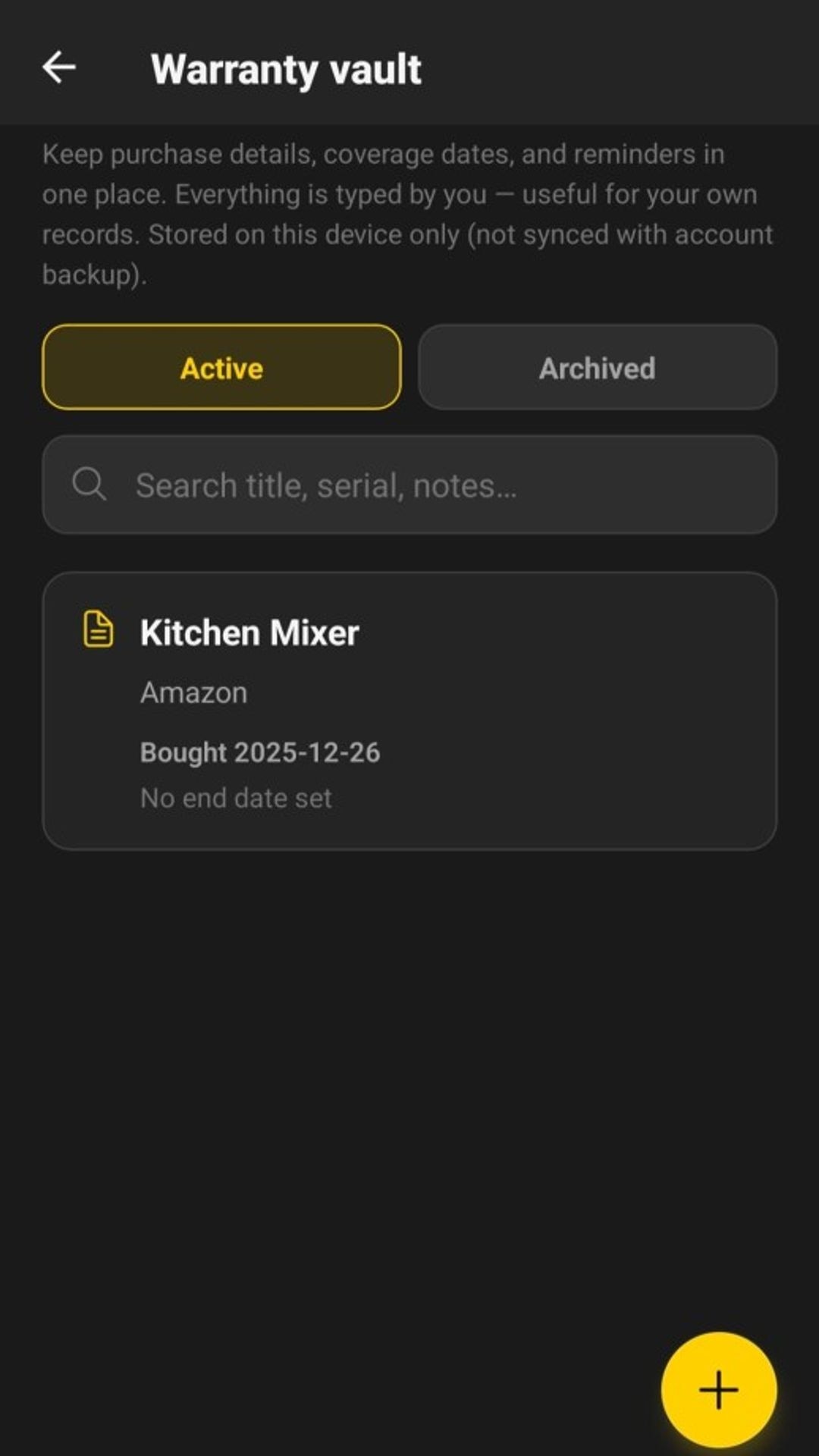 Subledger screenshot 2