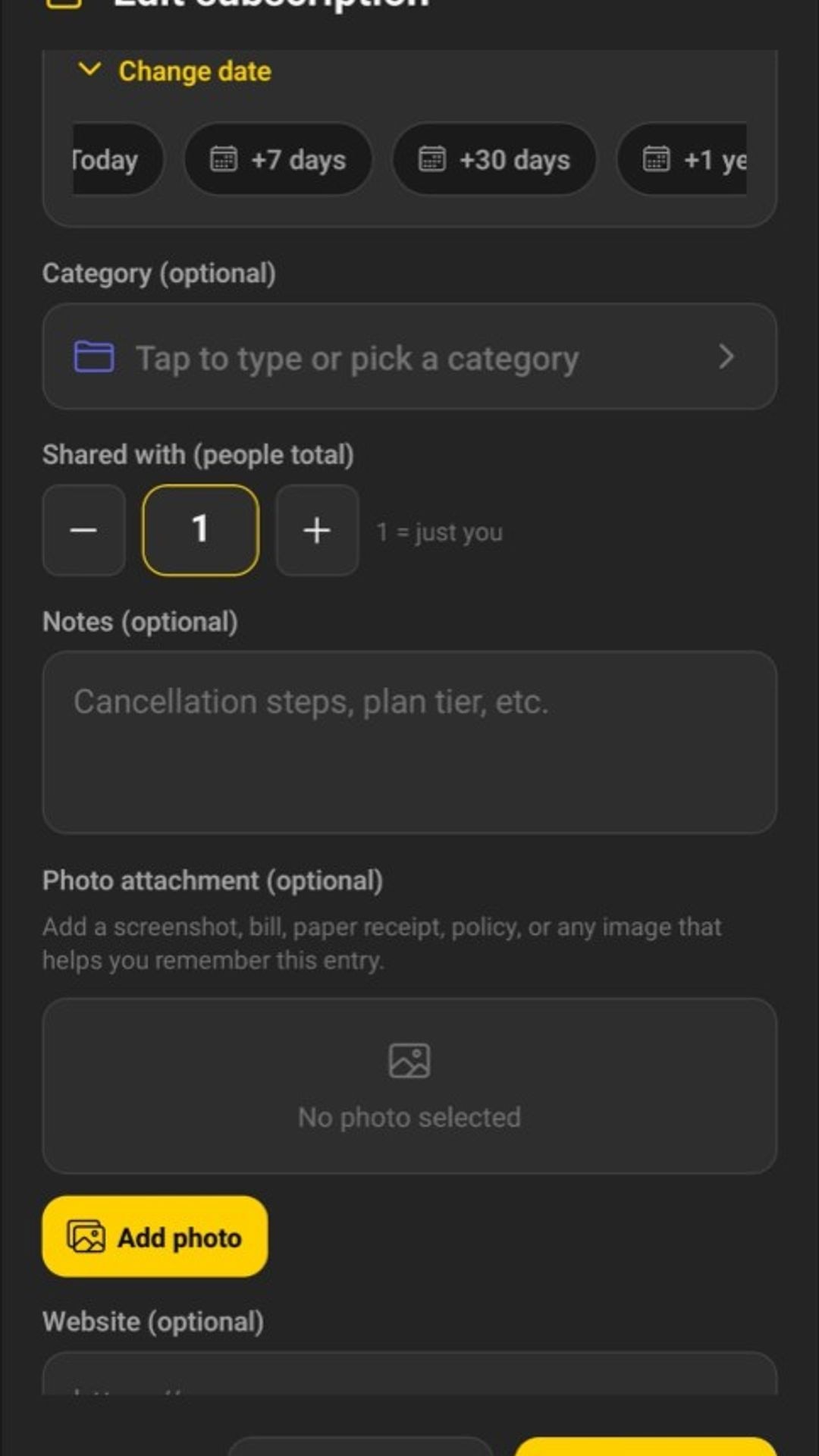 Subledger screenshot 8